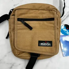 【未使用品】KAVU カブー ショルダーバッグ コサッシュ ベージュ コットンのサムネイル