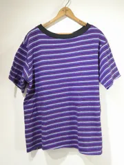 USA製 80s ビンテージ H&H FASHIONS マルチ ボーダー ストライプ Tシャツ LARGE 90s 70s レトロ SURF SK8