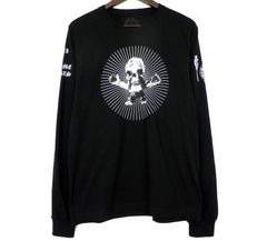 クロムハーツ CHROME HEARTS 【 CH L S 】 ネック ロゴ 袖 プリント