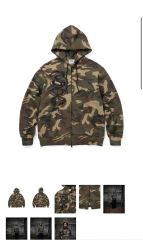 正規品】CORTEIZロゴ 迷彩 ジップアップ フーディ - メルカリ