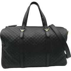GUCCI 322231 マイクログッチシマ 2way ボストンバッグ ハンド - メルカリ