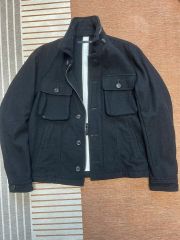 90s short wool bomber jacket アプレッセ元ネタ 黒 - メルカリ