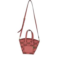 新品LeillanレリアンVISONA2WAYショルダーバッグ軽量巾着総柄ワイン