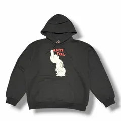 未使用 Supreme  × UNDERCOVER 23SS Anti You Hooded Sweatshirt アンチユー フーディー スウェットパーカー シュプリーム  × アンダーカバー ブラック L （15193M）のサムネイル