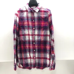 OLD NAVY レディース 長袖シャツ Sサイズ ネルシャツ チェック柄 ピンク系 オールドネイビー KSKY26-1482