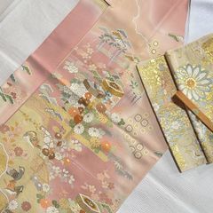 千總 振袖 金駒 金彩 小田急扱い 身丈157cm HKT017 - メルカリ