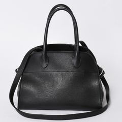 値下げ不可 THE ROW Margaux 15 ハンドバッグ レザー 黒 - メルカリ