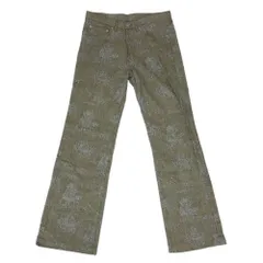 DRIES VAN NOTEN ドリスヴァンノッテン 3951-1750 総柄 フレア パンツ ベージュ系 31【中古】のサムネイル