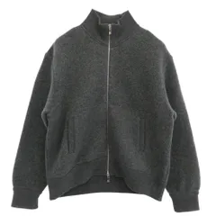 THOM BROWNE トムブラウン MJT526A-J0100-015 イタリア製 Giacca Zip In Lana ウール フリース ファネルネック ジップアップ ジャケット チャコール系 3【極上美品】【中古】のサムネイル