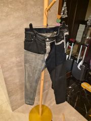 未使用18ssリックオウエンスデニムパッチワークショートパンツ 29 