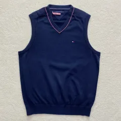 M トミーヒルフィガー バックル ニット ベスト