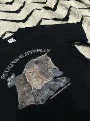M SCULPTOR スカルプター Cat 半袖/ブラックのサムネイル