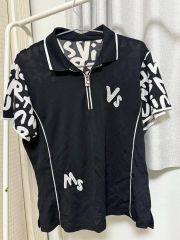□定価1.5万円THE fabricリブ編みオリーブグリーンポロシャツ - メルカリ
