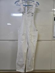 リーバイス オーバーオール 新品同様 レディース 淡水色 ブリーチ 