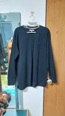 USポロアッスン ブラック 長袖Tシャツ L