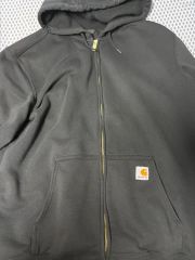Carhartt Spectrum 黒パーカー フルジッパー - メルカリ