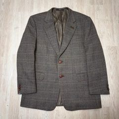 ダックス テーラードジャケット ショールカラー 紳士服 ブラック 