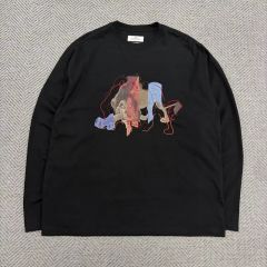 TUITACI 朔 ツイタチ 辻 ヴィンテージ加工ロングスリーブTシャツ 