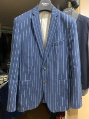 美品オールシーズン！【Brilla/ブリッラ】コットン3BJK/ブルー42