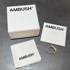 AMBUSH ピアス(片耳用) 安全ピンデザイン 薔薇 - メルカリ