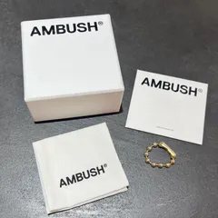参考上代29700円 未使用 AMBUSH BALL CHAIN RING ボールチェーンリング 指輪 アンブッシュ ゴールド 3 （8584M）のサムネイル