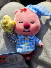 限定モデル unico 実物 ZANMANG LOOPY パジャマ 12cm ぬいぐるみ キーホルダー 新品 ぬいぐるみガチャ 専用