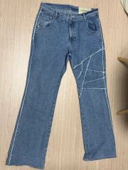 ZARA ダブルウエストプリントデニムパンツ X ANDERSSON BELL - メルカリ