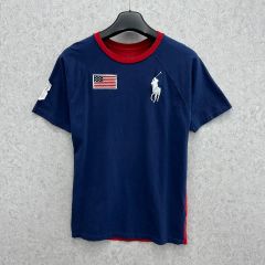 【美品】 ポロラルフローレン 近年モデル 現行タグ Tシャツ 半袖 ロゴ刺繍 美品】 ポロラルフローレン 近年モデル 現行タグ Tシャツ 半袖 ロゴ