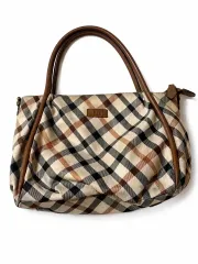 DAKS Classic CHECK トートバッグ ベージュ ブラウンのサムネイル