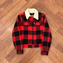 レディース XS リーバイス CHECK シェルパ ジャケットのサムネイル