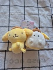 レア ポムポムプリン ぬいぐるみ マスコット 2点セット サンリオ展