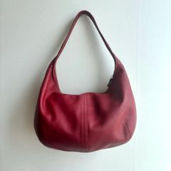 希少 COACH オールドコーチ ショルダーバッグ エルゴ ミニバッグ 赤系