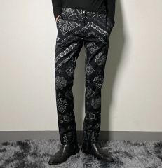 新品未 ETRO エトロ カーゴ パッチ ショート ハーフ パンツ リネン 麻