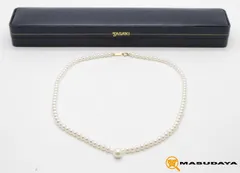 タサキ ベビーパールネックレストップ付K18YG【美品】のサムネイル