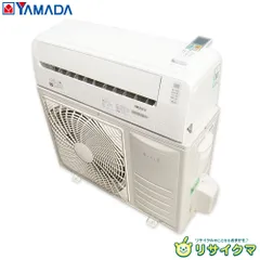 【中古】M▽ヤマダ電機 ルームエアコン 2021年 4.0kw ～16畳 単相200v RIAIR リエラ 標準モデル コンパクトタイプ YHAC-40L1 (36003)のサムネイル