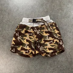go slow caravan Boa Fleece Shorts ゴースローキャラバン ボアフリースパンツ ハーフパンツ ショートパンツ 切替 カモフラ 迷彩柄のサムネイル