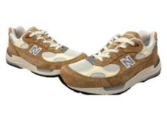 뉴 밸런스 new balance 24년제 992 Sweet 로우 컷 슈즈 ABZORB SBS 런닝 스웨이드 메쉬 차 U992CC 맨즈 구두 스니커 브라운 26 cm 104S-1271