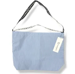 参考上代16500円 未使用 RAMIDUS  × FRAGMENT DESIGN SHOULDER BAG (L) ストライプ ショルダーバッグ 鞄 カバン ラミダス  × フラグメントデザイン B008108 ブルー L （96899A）のサムネイル