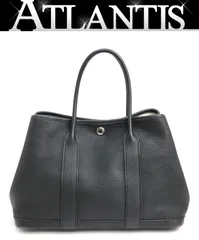 【広尾店】 エルメス HERMES ガーデンパーティTPM ネゴンダ 黒 □P刻印 【19095】のサムネイル