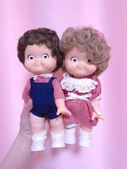 1970's Campbell Soup Kid キャンベルキッズ 男女2体 - メルカリ