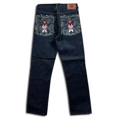 希少 激レア RMC ド派手 デニム 赤猿 刺繍REDMONKEYcompany - メルカリ