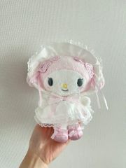 マイメロディ 白 マスコット ウェディングドレス レースデザイン