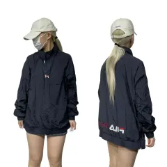 FILA フィラ ネイビー Anorak（アノラック） ウィンドブレーカー トラック ジャケット Lのサムネイル