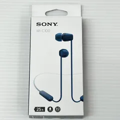 □SONY ソニー ワイヤレスイヤホン WI-C100 ブルー 未開封品 smkdetc096496