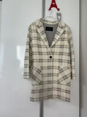 アニベエフ CHECK カーディガン コート