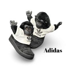 新品 27.5 ジェレミースコット アディダス ナンバープレート - メルカリ