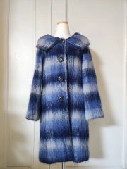(フランス製) GERARD DAREL バージンウールとシルク混紡高級コート フランス製) GERARD DAREL バージンウールとシルク混紡高級コート