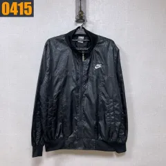 90 NIKE ナイキ オールブラック ウィンドブレーカー ジャケット アウター Sのサムネイル
