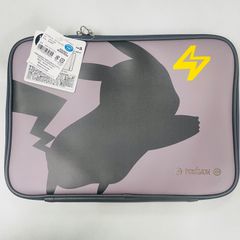 포켓몬 피카츄의 실루엣 무늬 태블릿 케이스 (합피) 그레이 CPK2-2900 4513266239825