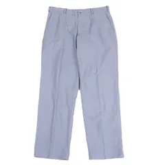 パパスPapas コットン混ストレッチパンツ 薄水色50Lのサムネイル
